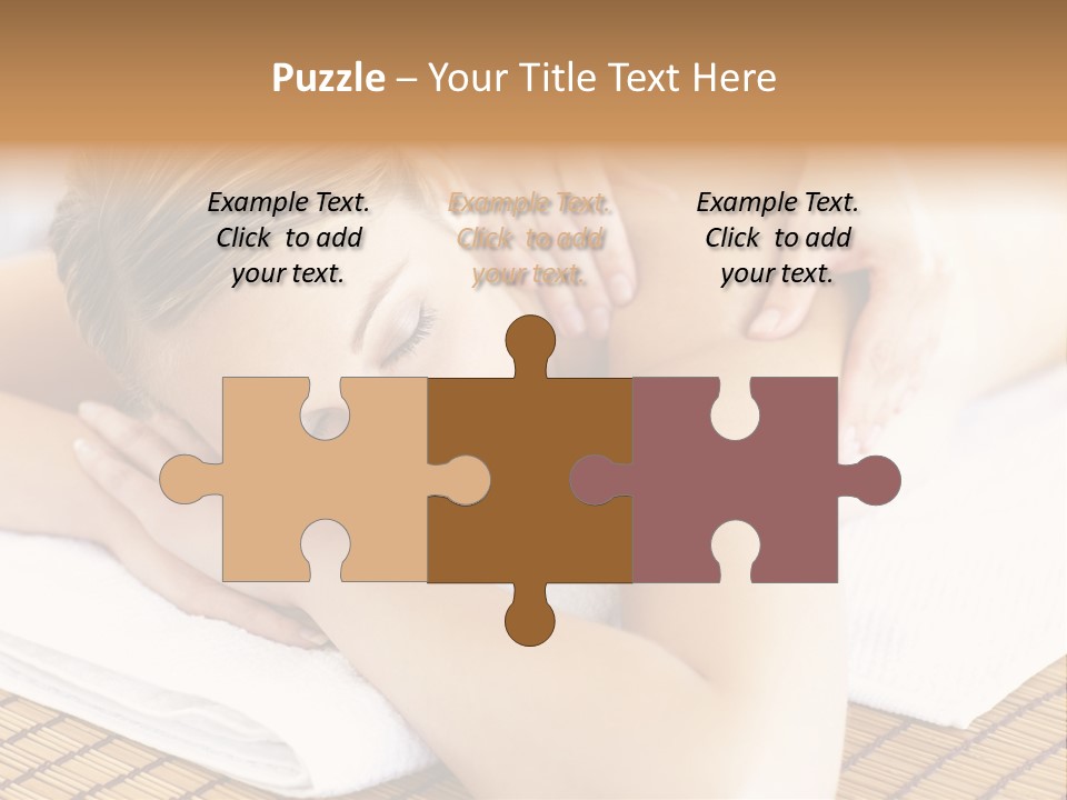 People Female Glowing PowerPoint Template