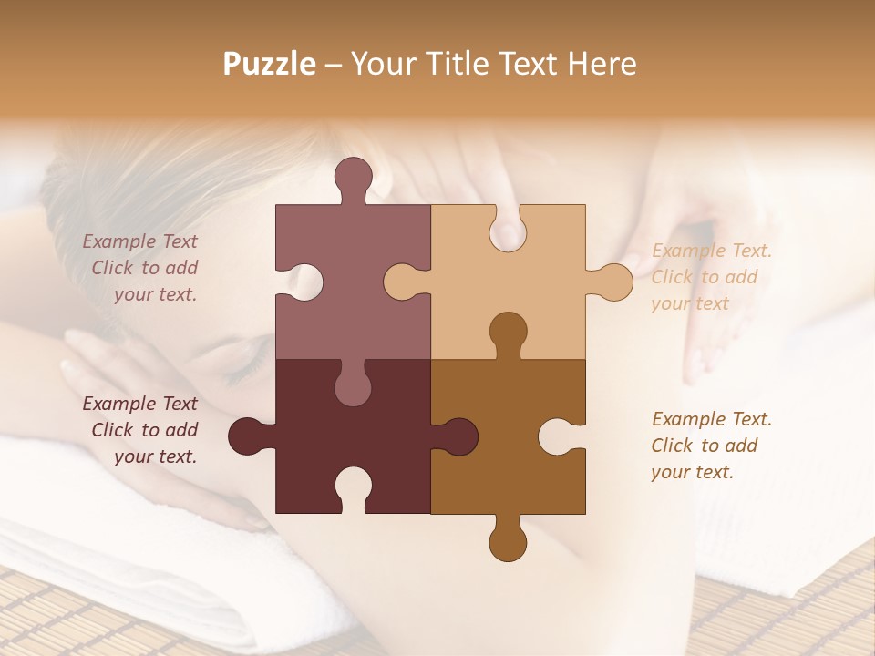 People Female Glowing PowerPoint Template