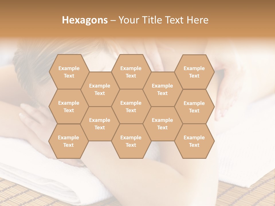 People Female Glowing PowerPoint Template