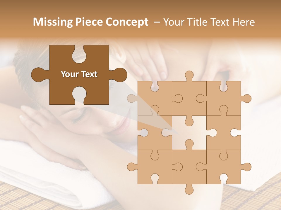 People Female Glowing PowerPoint Template