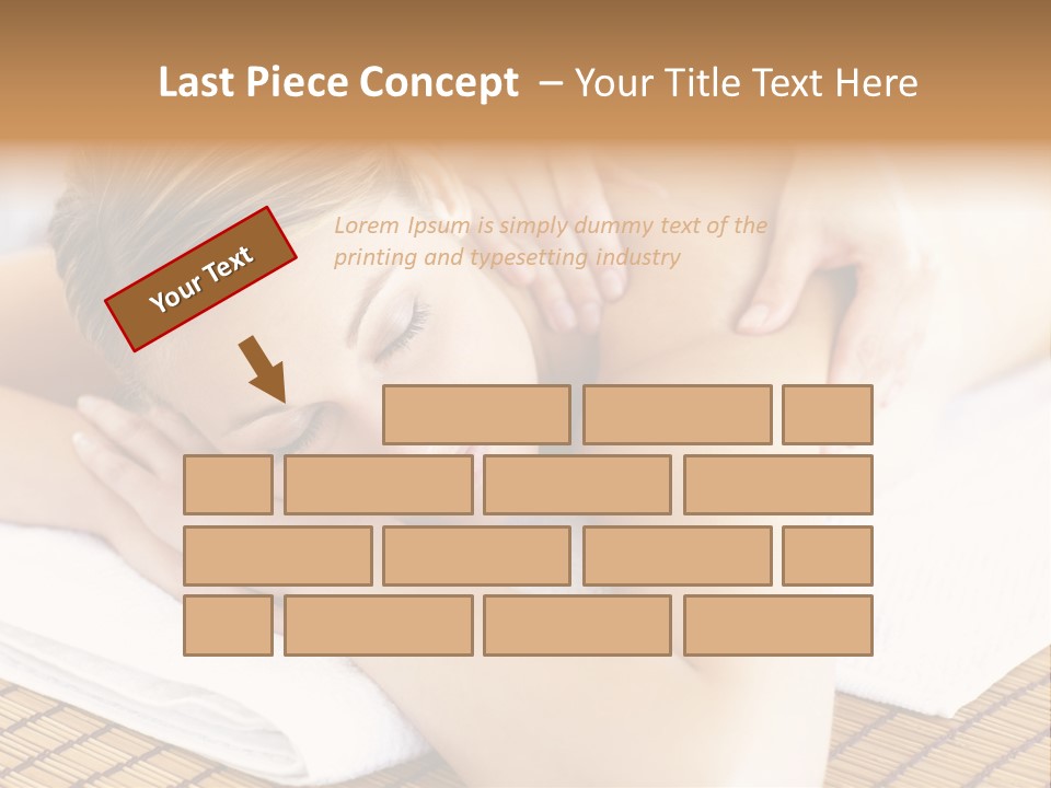 People Female Glowing PowerPoint Template