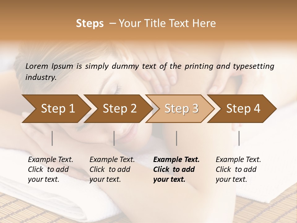People Female Glowing PowerPoint Template