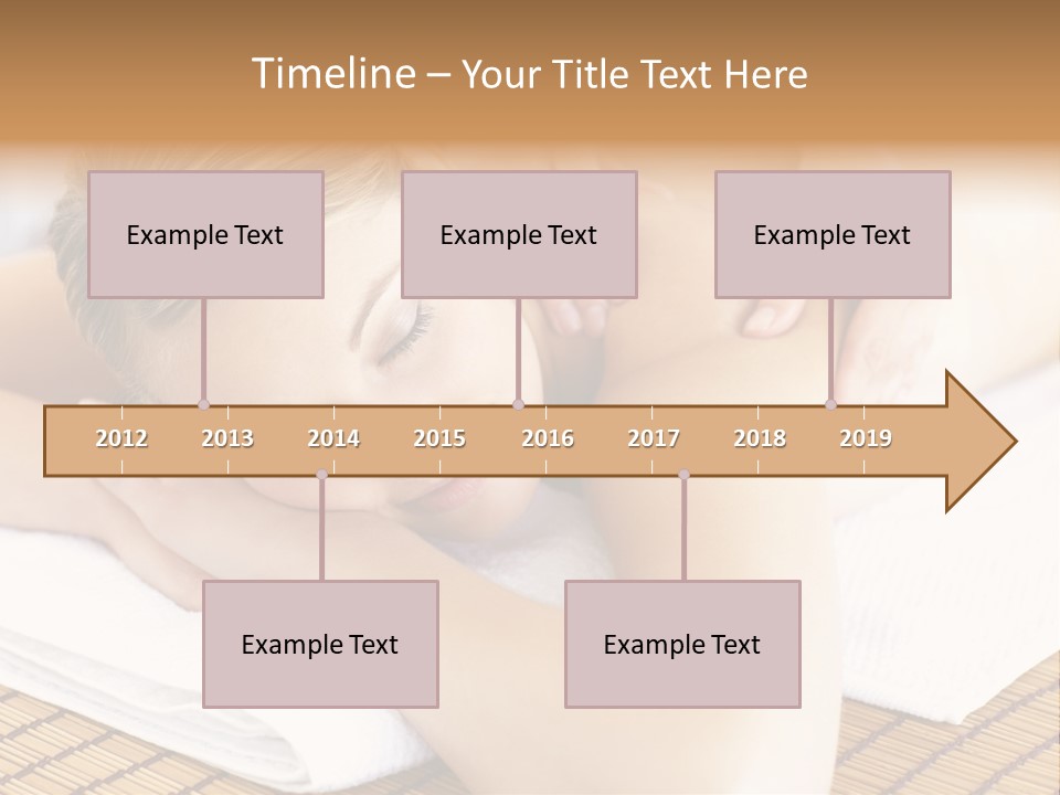 People Female Glowing PowerPoint Template