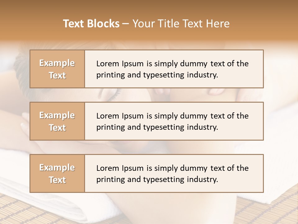 People Female Glowing PowerPoint Template