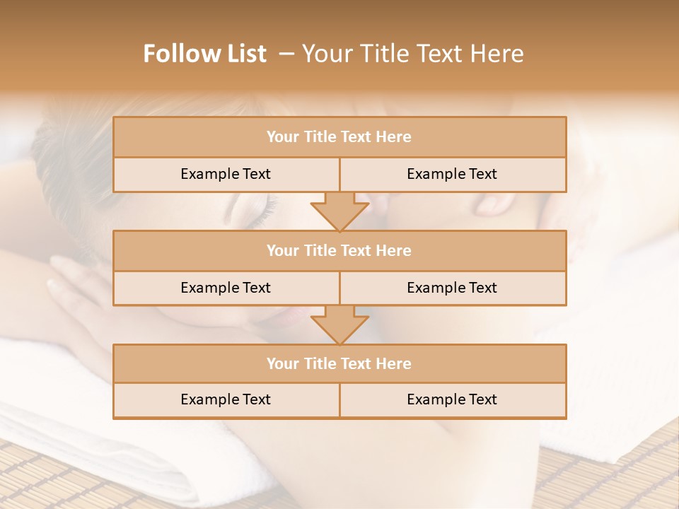 People Female Glowing PowerPoint Template