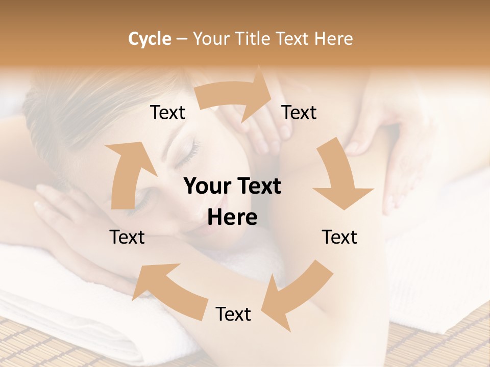 People Female Glowing PowerPoint Template