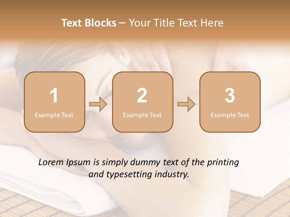 People Female Glowing PowerPoint Template