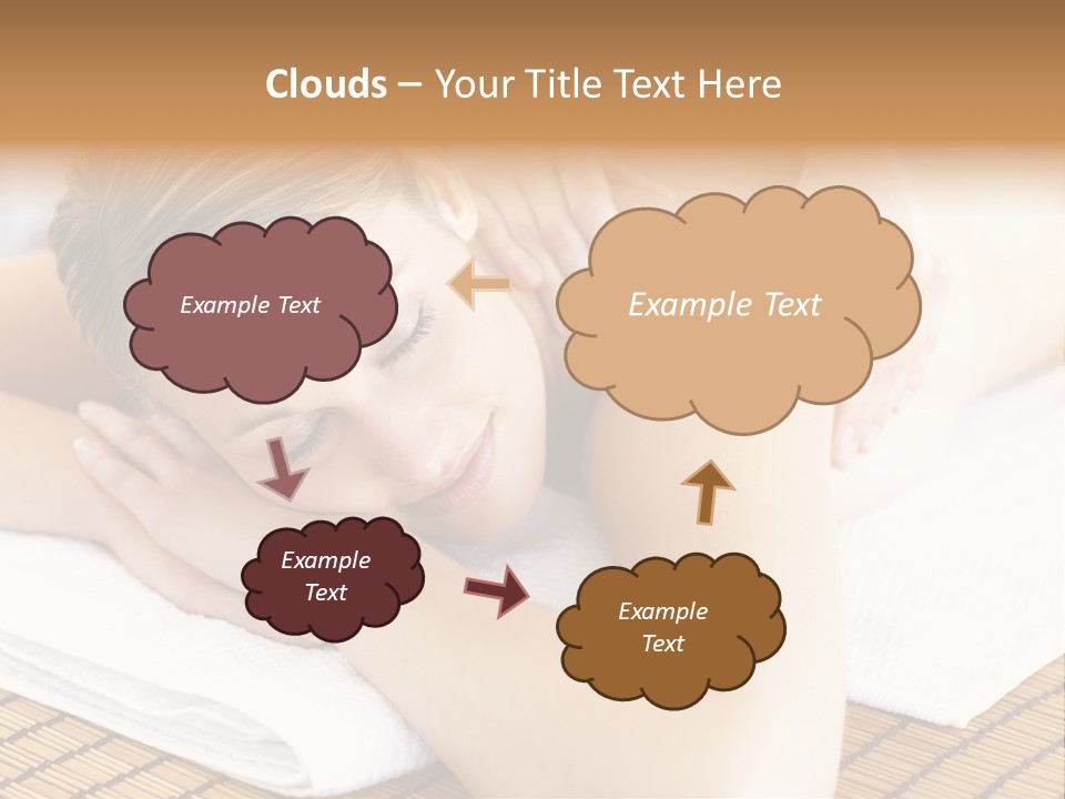 People Female Glowing PowerPoint Template