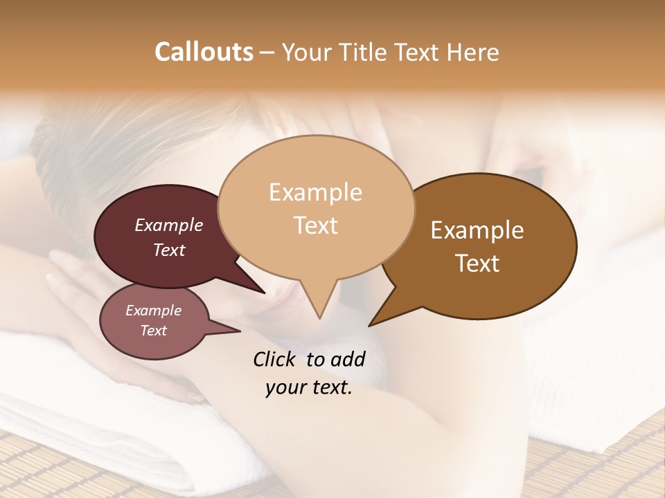 People Female Glowing PowerPoint Template