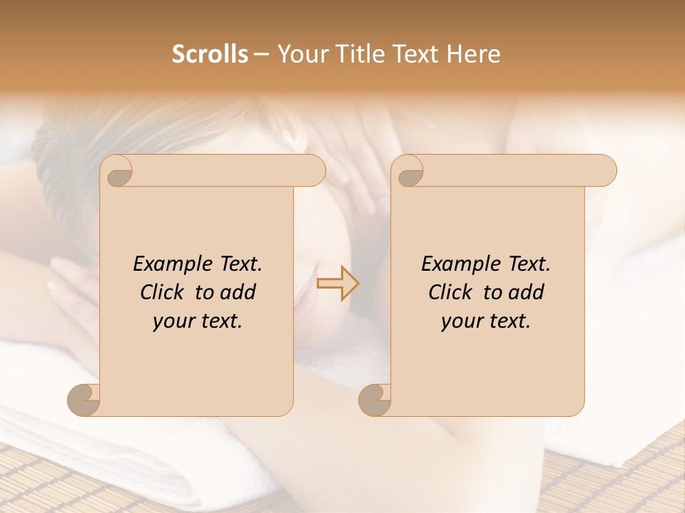 People Female Glowing PowerPoint Template