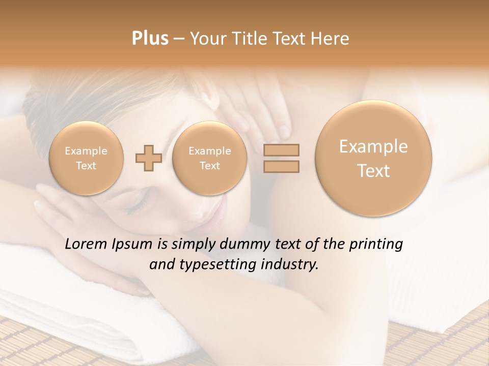 People Female Glowing PowerPoint Template