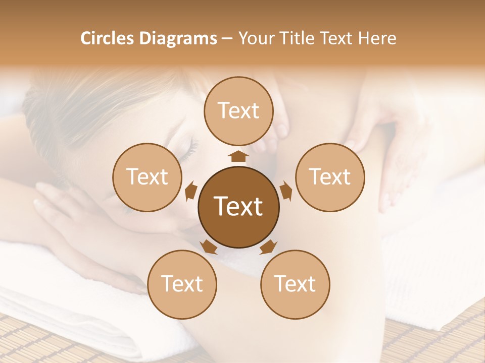 People Female Glowing PowerPoint Template