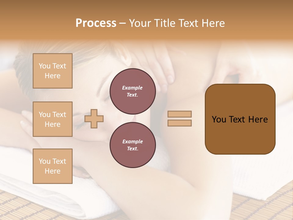 People Female Glowing PowerPoint Template