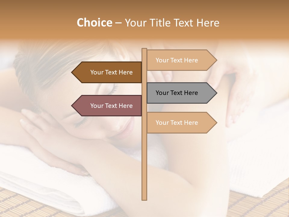 People Female Glowing PowerPoint Template