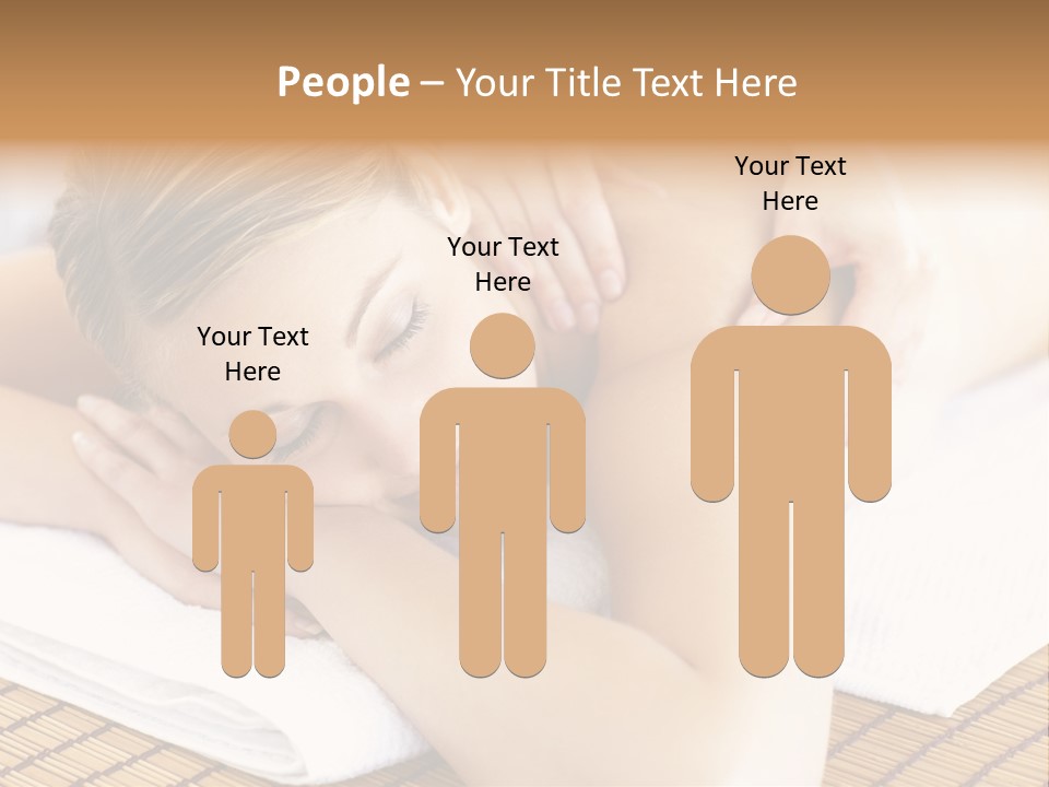 People Female Glowing PowerPoint Template