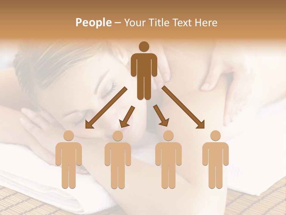 People Female Glowing PowerPoint Template