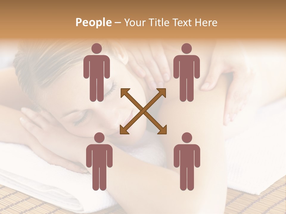 People Female Glowing PowerPoint Template
