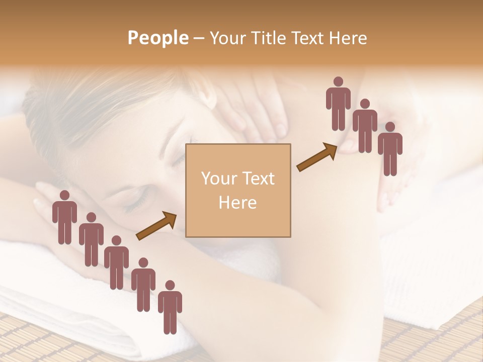 People Female Glowing PowerPoint Template