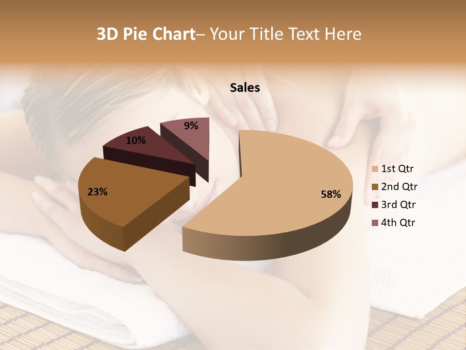 People Female Glowing PowerPoint Template