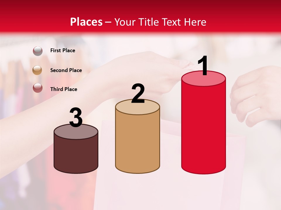 Purse Female Color PowerPoint Template