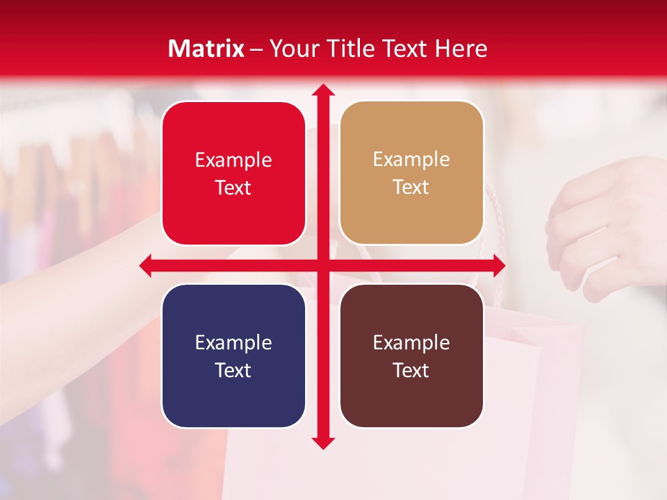 Purse Female Color PowerPoint Template