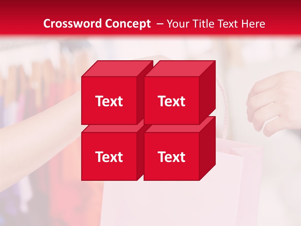 Purse Female Color PowerPoint Template