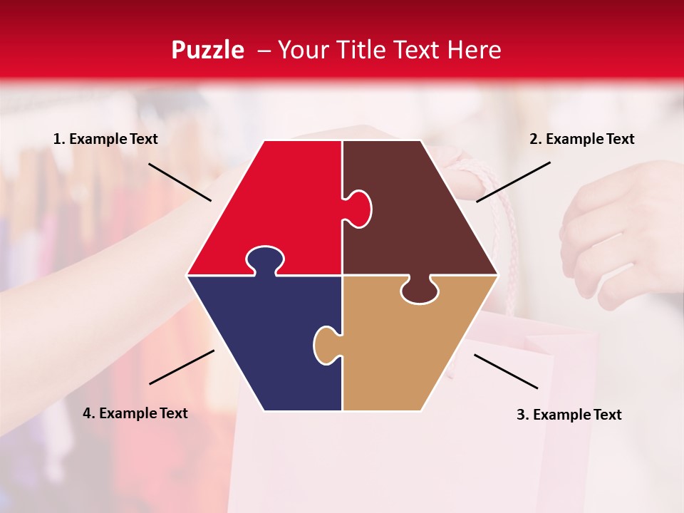 Purse Female Color PowerPoint Template