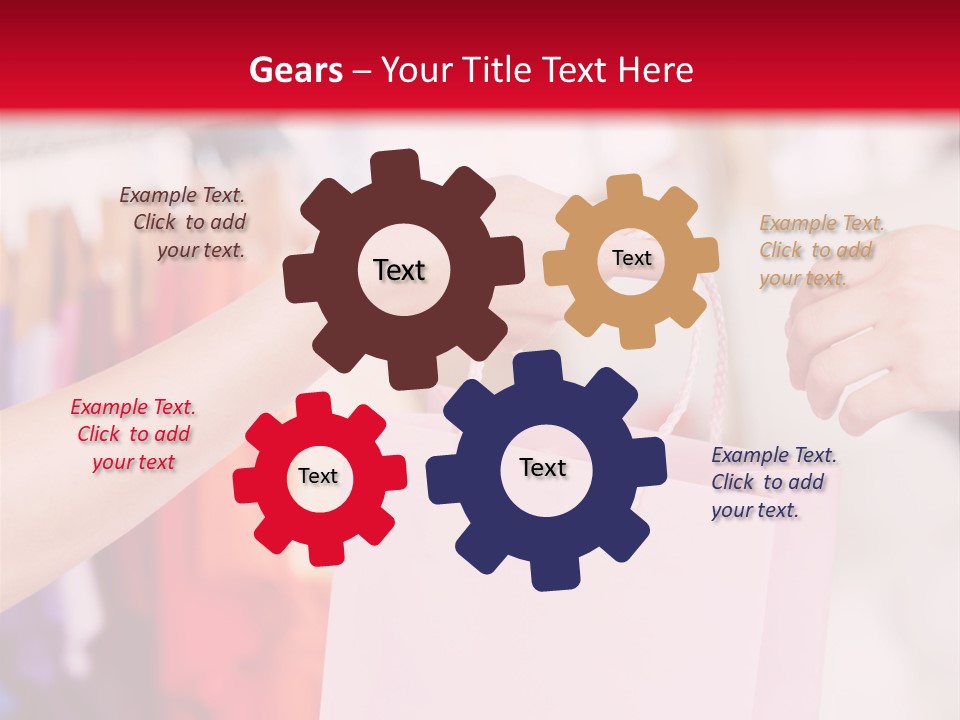 Purse Female Color PowerPoint Template