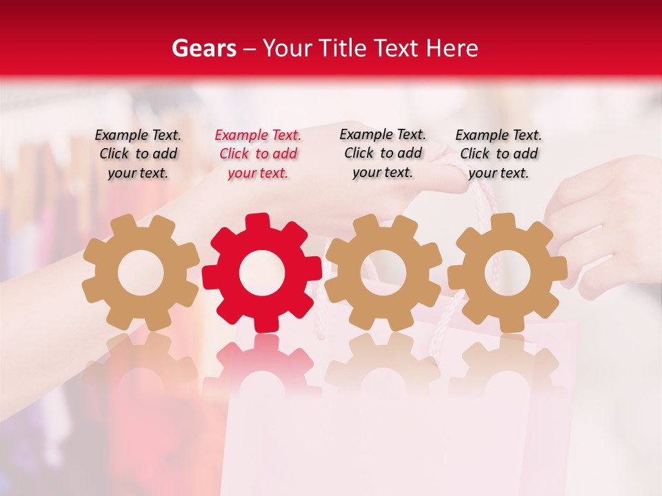 Purse Female Color PowerPoint Template