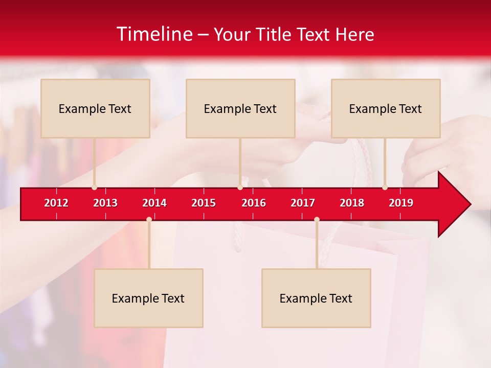 Purse Female Color PowerPoint Template