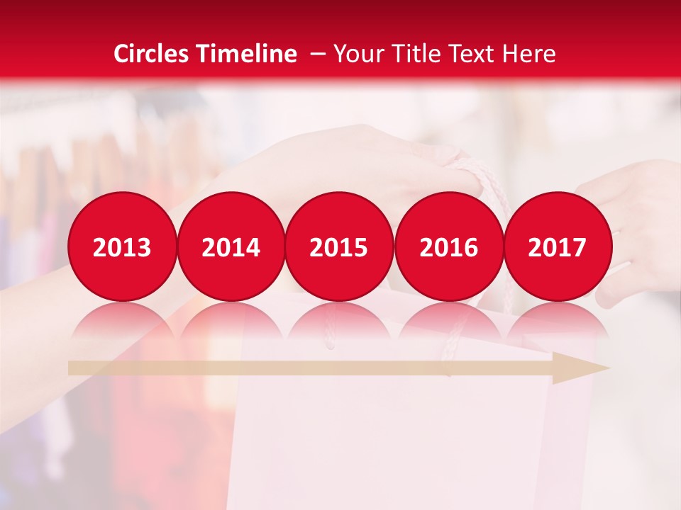 Purse Female Color PowerPoint Template