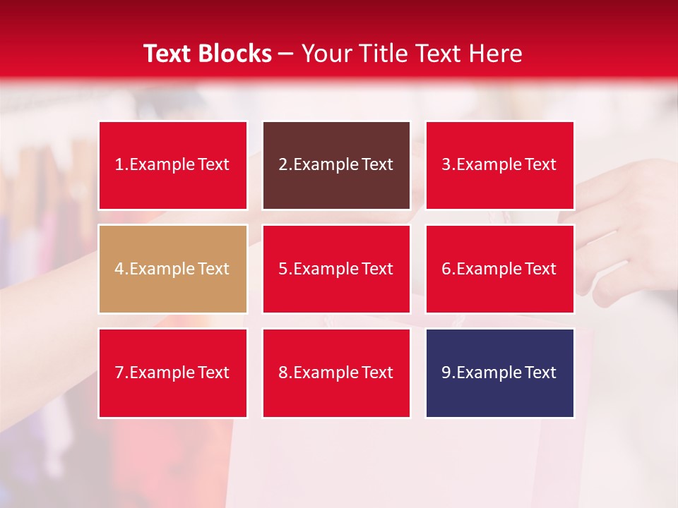 Purse Female Color PowerPoint Template