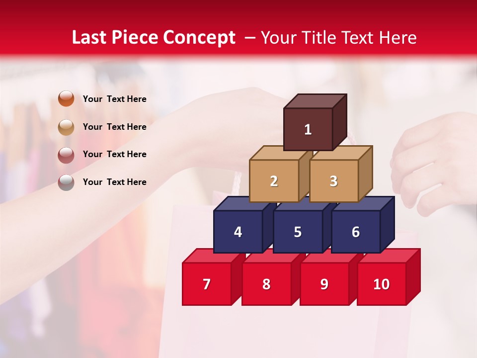 Purse Female Color PowerPoint Template