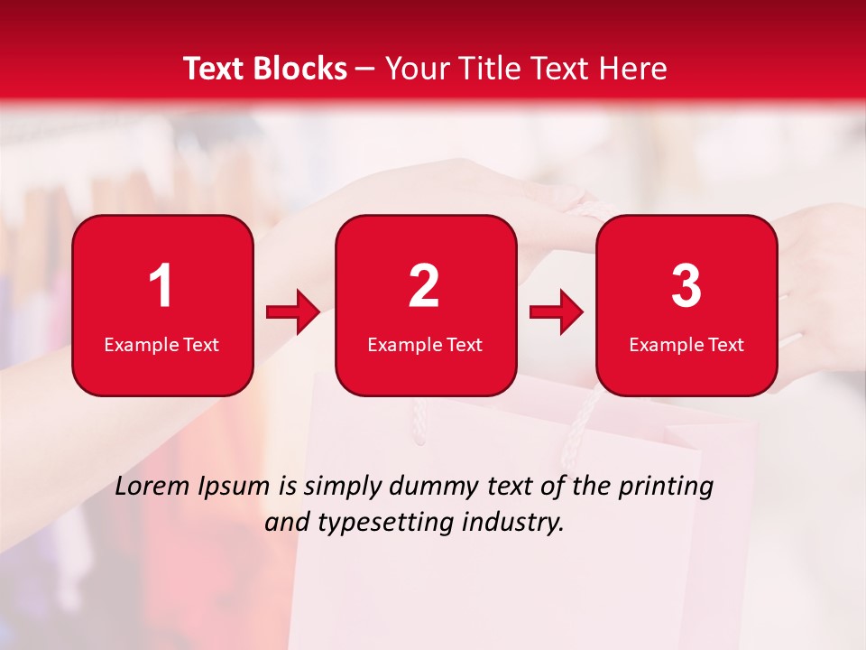 Purse Female Color PowerPoint Template