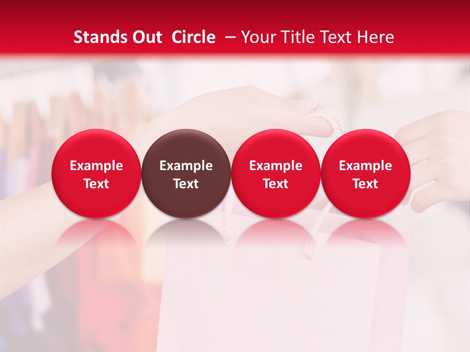 Purse Female Color PowerPoint Template