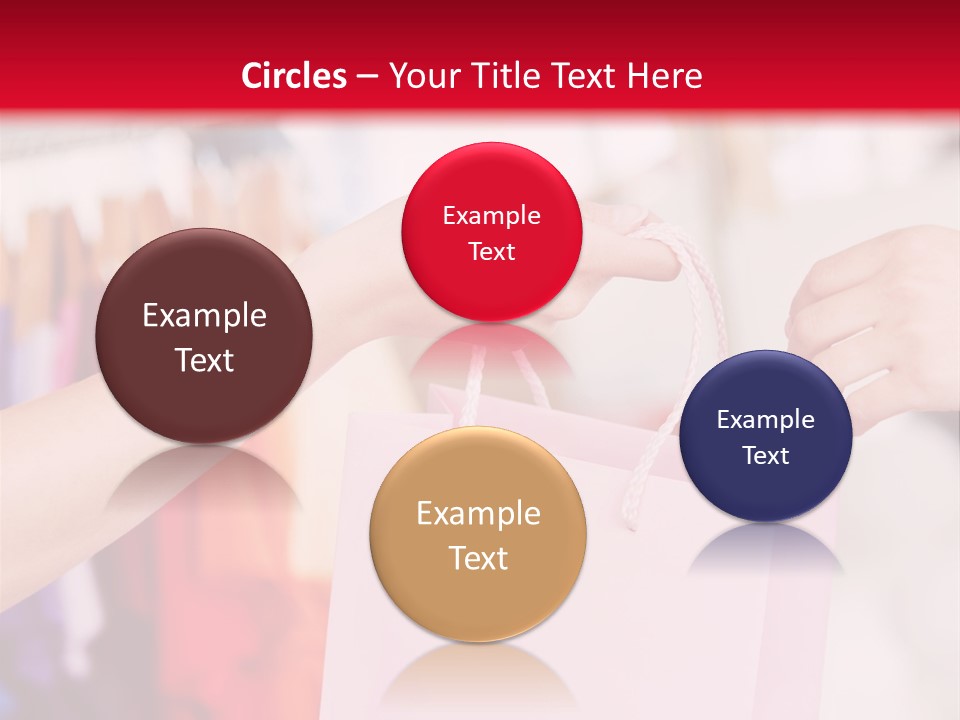 Purse Female Color PowerPoint Template