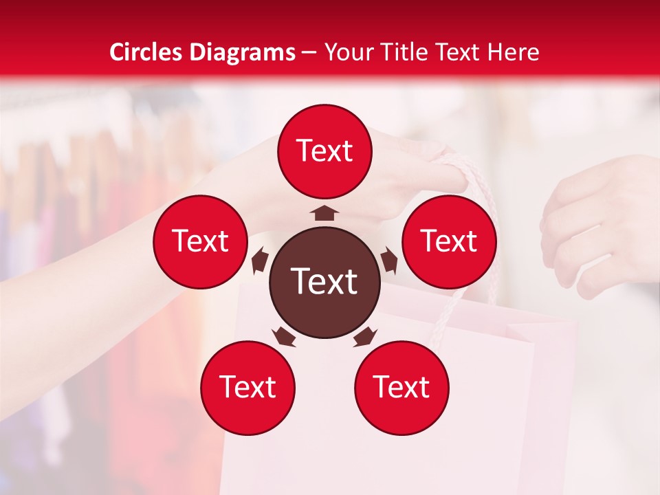 Purse Female Color PowerPoint Template