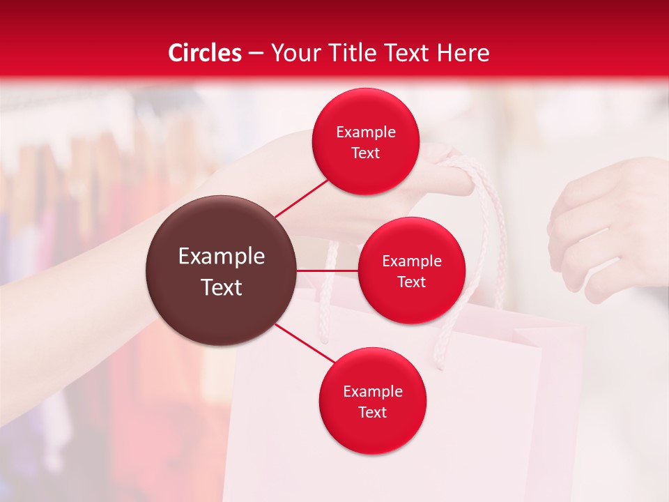 Purse Female Color PowerPoint Template