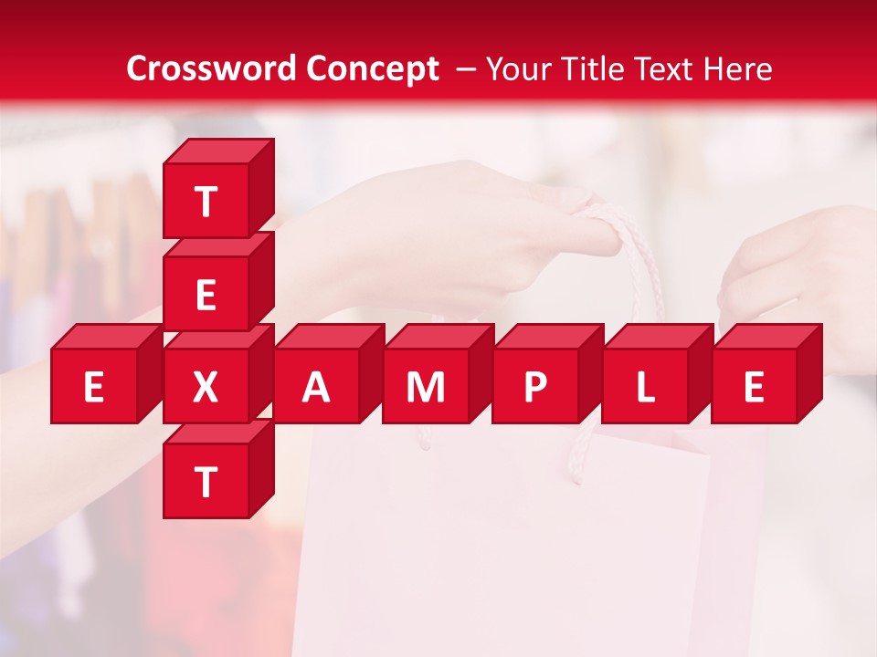 Purse Female Color PowerPoint Template