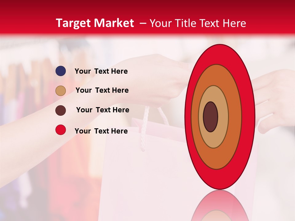 Purse Female Color PowerPoint Template