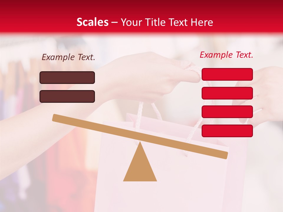 Purse Female Color PowerPoint Template