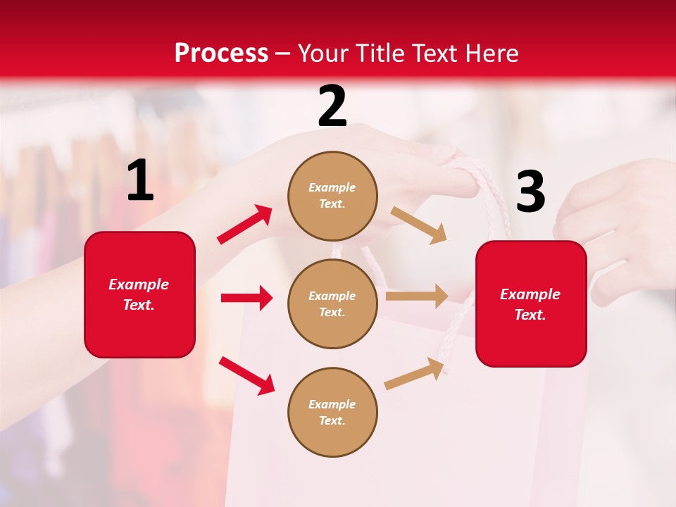 Purse Female Color PowerPoint Template