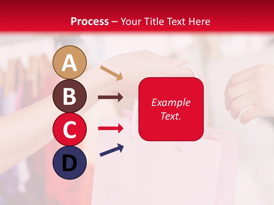 Purse Female Color PowerPoint Template