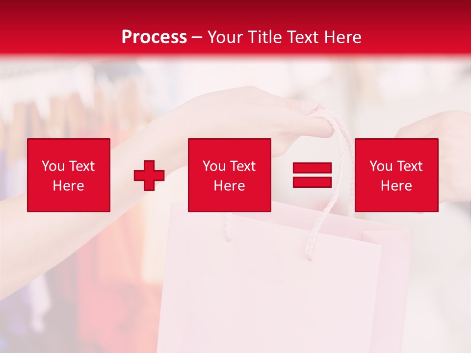 Purse Female Color PowerPoint Template