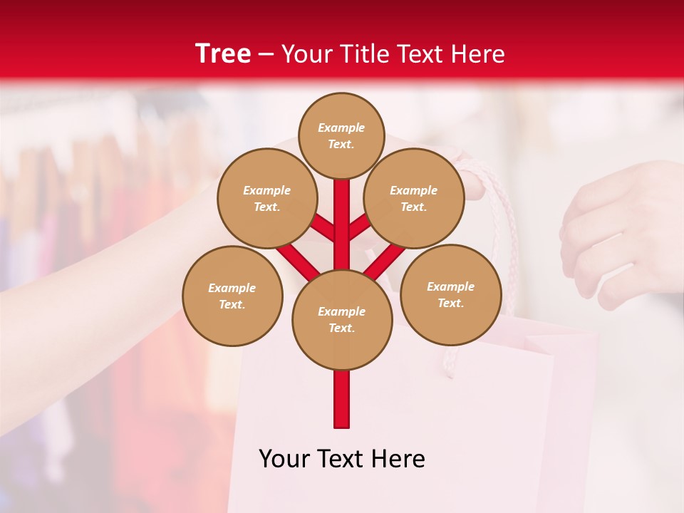 Purse Female Color PowerPoint Template