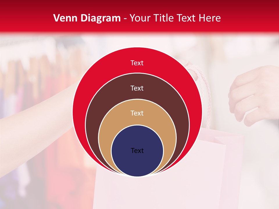 Purse Female Color PowerPoint Template