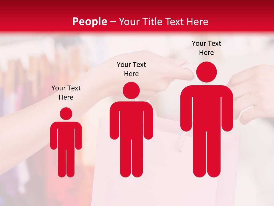 Purse Female Color PowerPoint Template