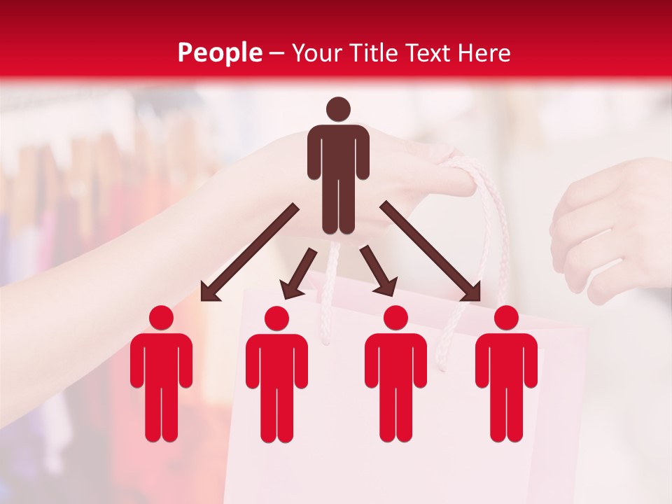 Purse Female Color PowerPoint Template