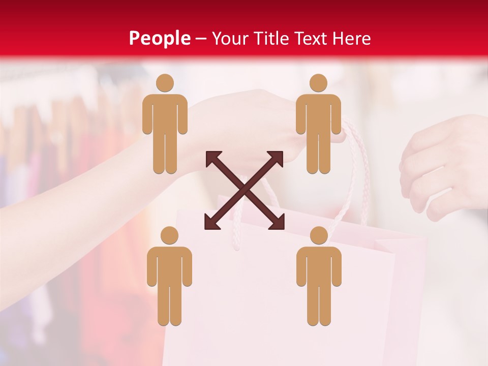 Purse Female Color PowerPoint Template