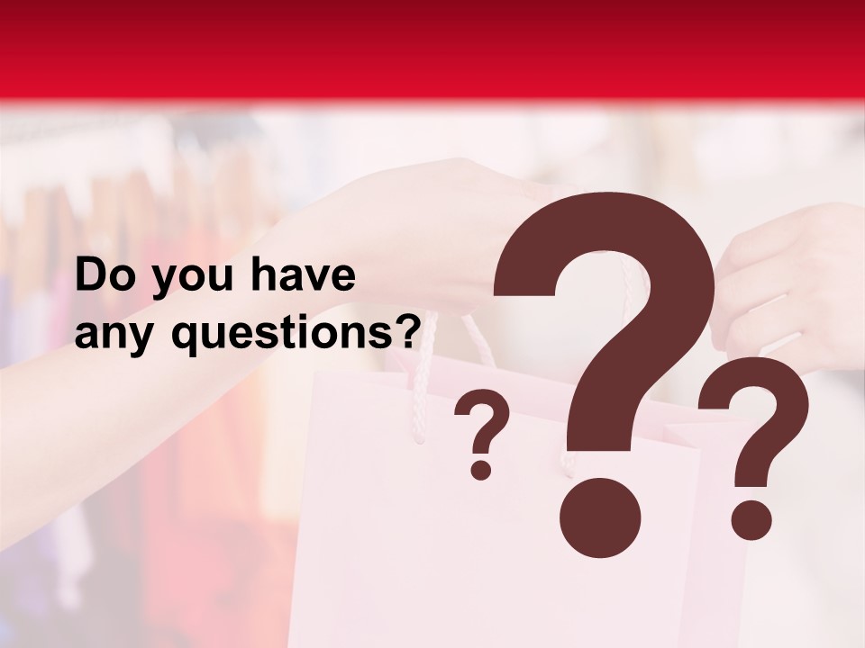 Purse Female Color PowerPoint Template